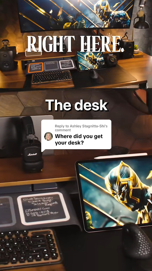 Standing desk setup experience
