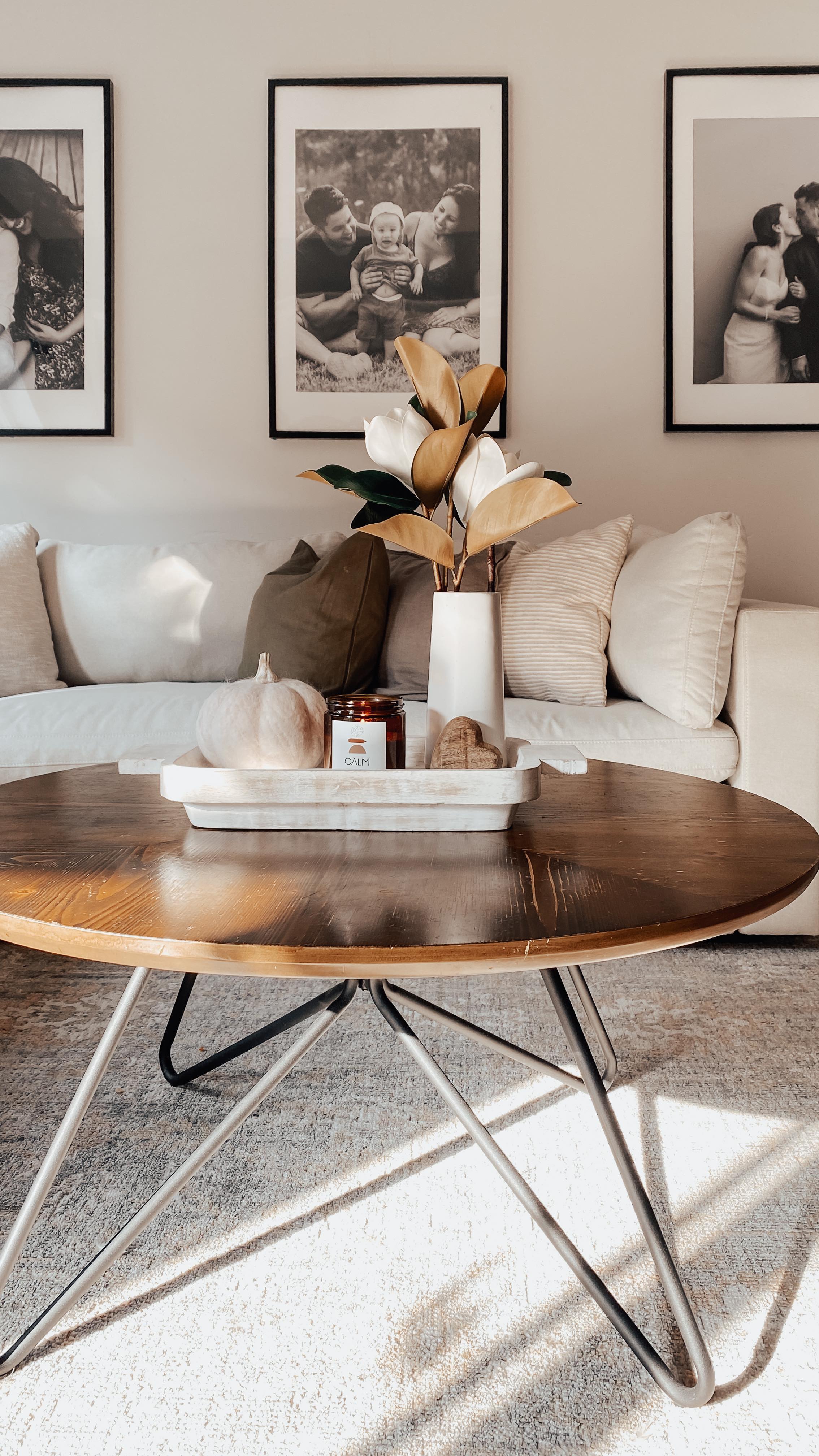 Subtle decor ideas for a cozy coffee table