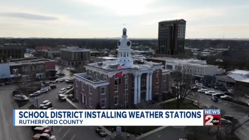 Rutherford County, TN school district installing weather stations