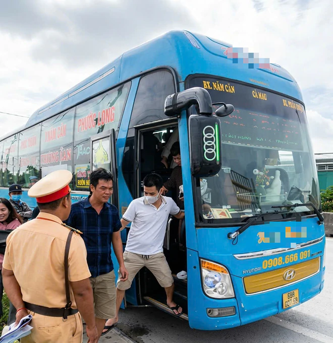 Xe khách giường nằm cho 38 người, 'nhồi nhét' đến 53 người