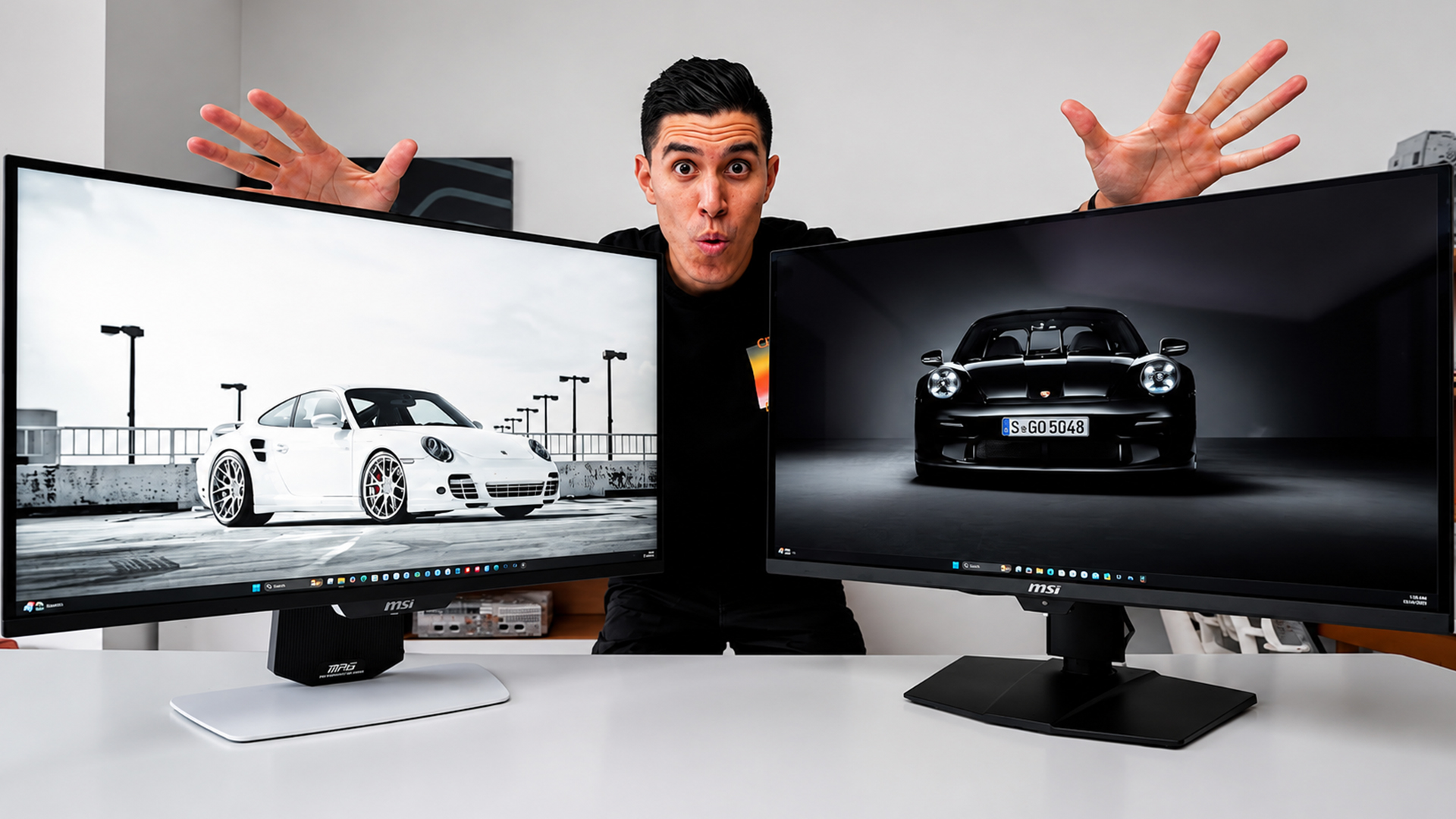 MSI gaming monitor showdown 4K mini LED vs 500Hz OLED