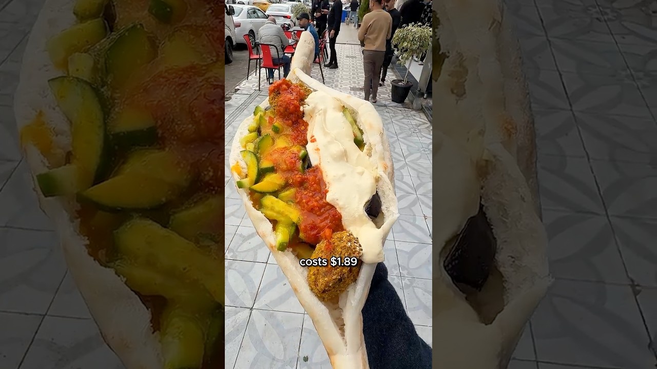 This giant Iraqi sandwich costs just $1.89... it has a secret ...