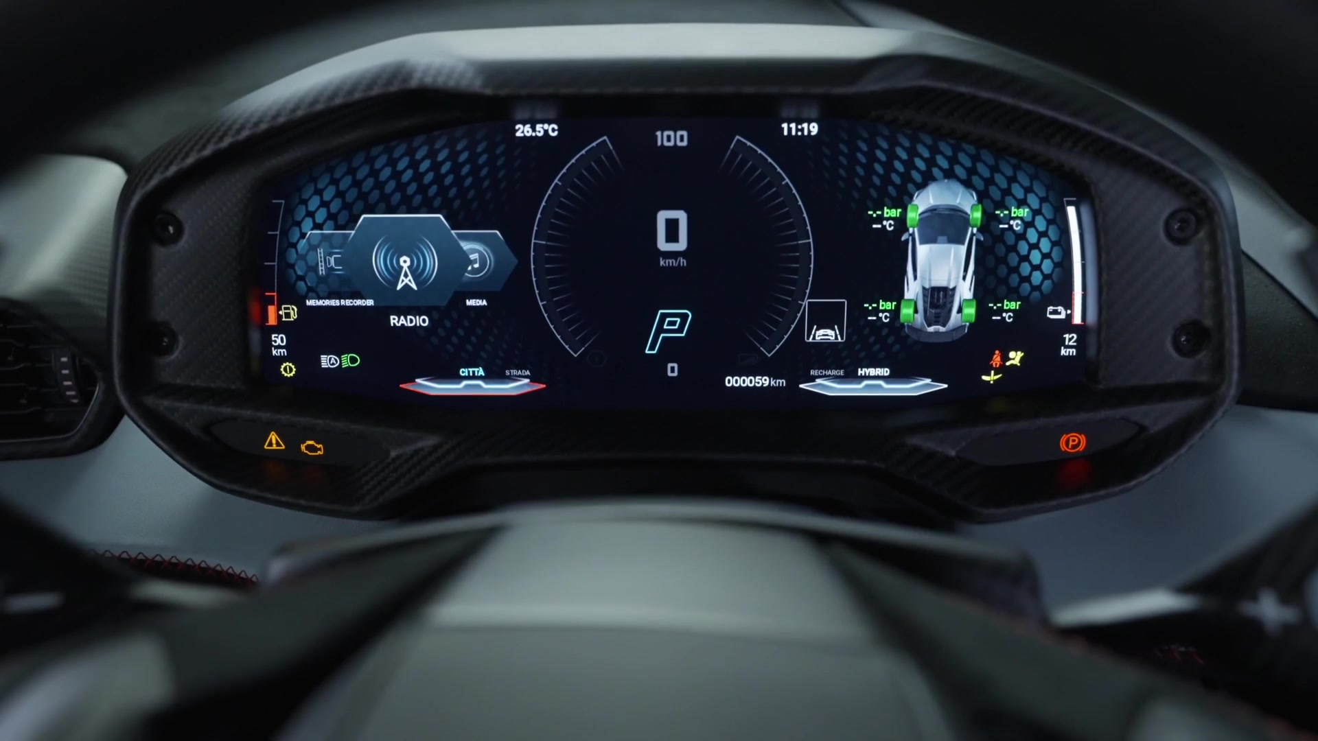 Lamborghini Revuelto SV interior design