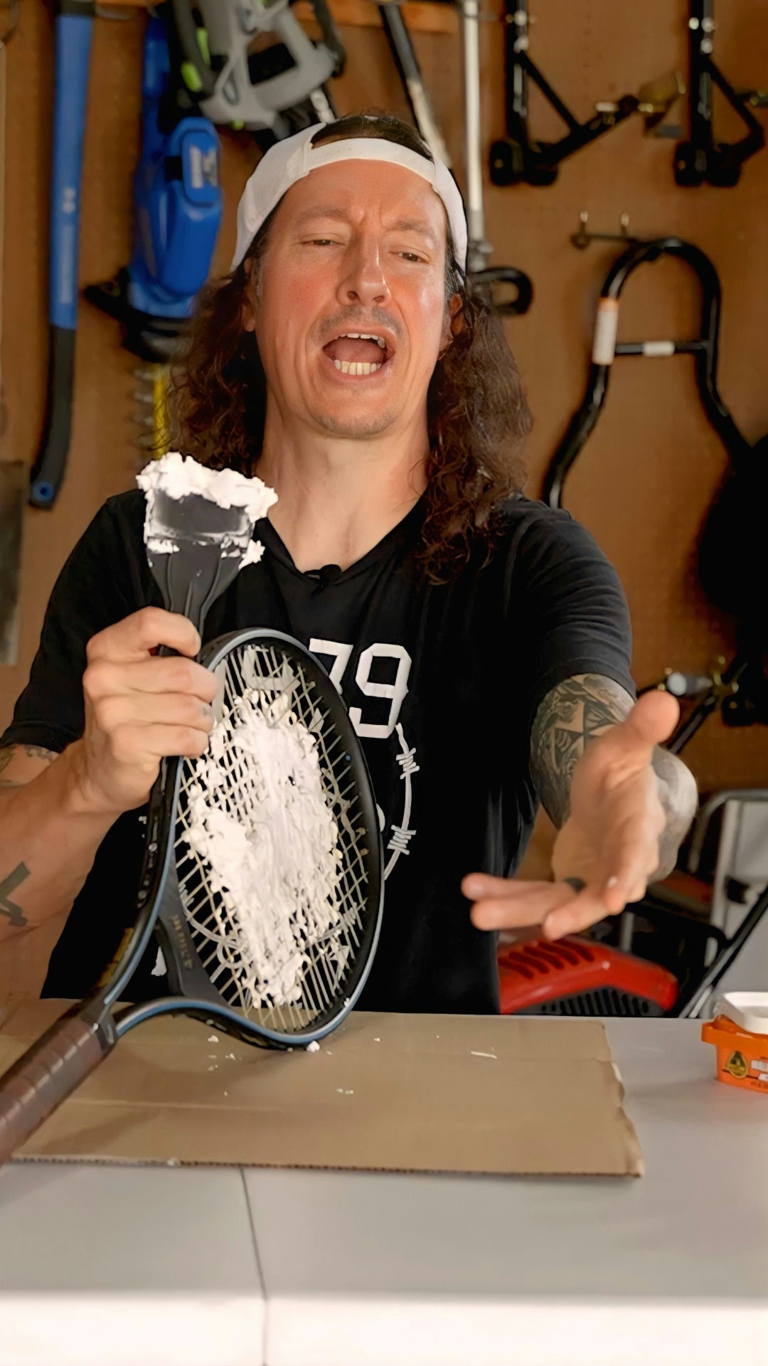 Gorilla Glue: Tennis racket to pickleball paddle