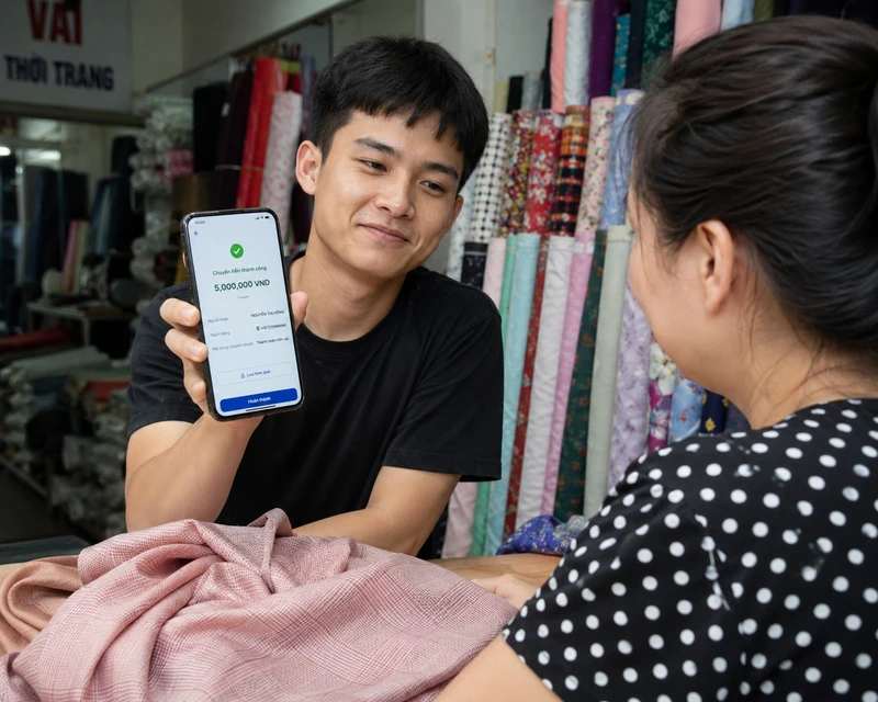 Làm giả ảnh chuyển khoản, gã trai chiếm đoạt 13 tỷ của nữ tiểu thương chợ Ninh Hiệp