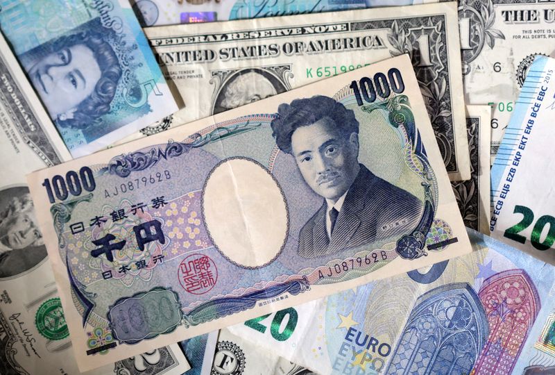 Dollar inches lower as markets weigh Fed rate outlook; yen hovers near 160