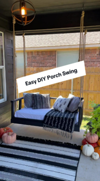 Fall DIY project: Build a porch swing
