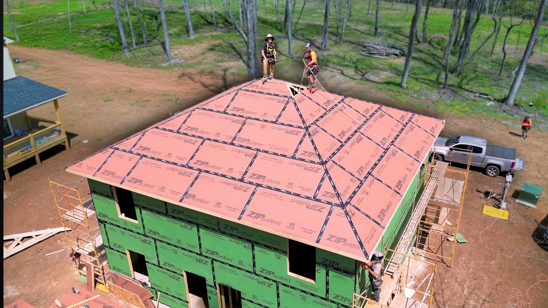 Our home is getting a roof