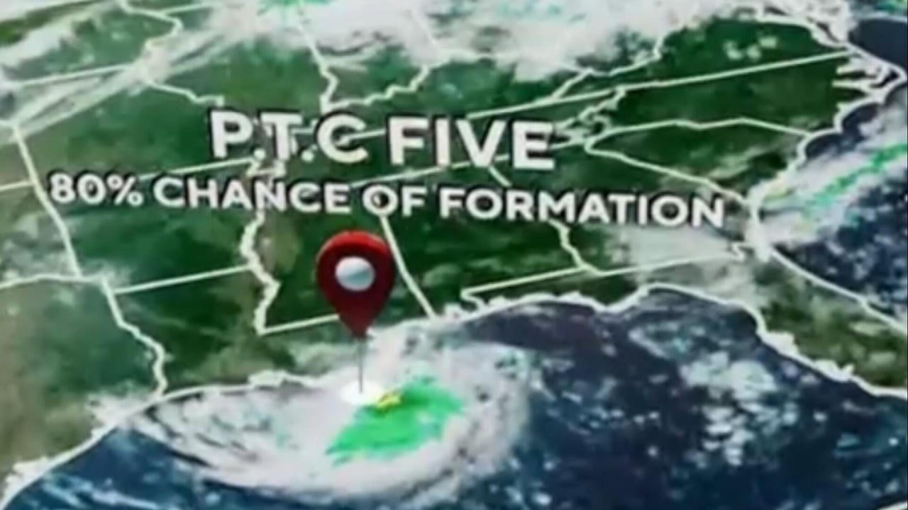 Weather system forming near Texas, Louisiana expected to strengthen