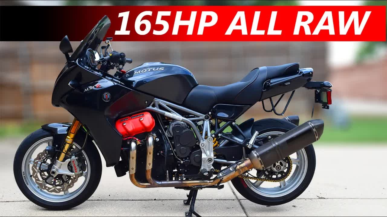 This 165HP American V4 motorcycle was built from scratch — then Motus ...