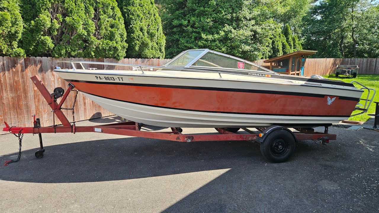1980 Formula boat sitting 30 years