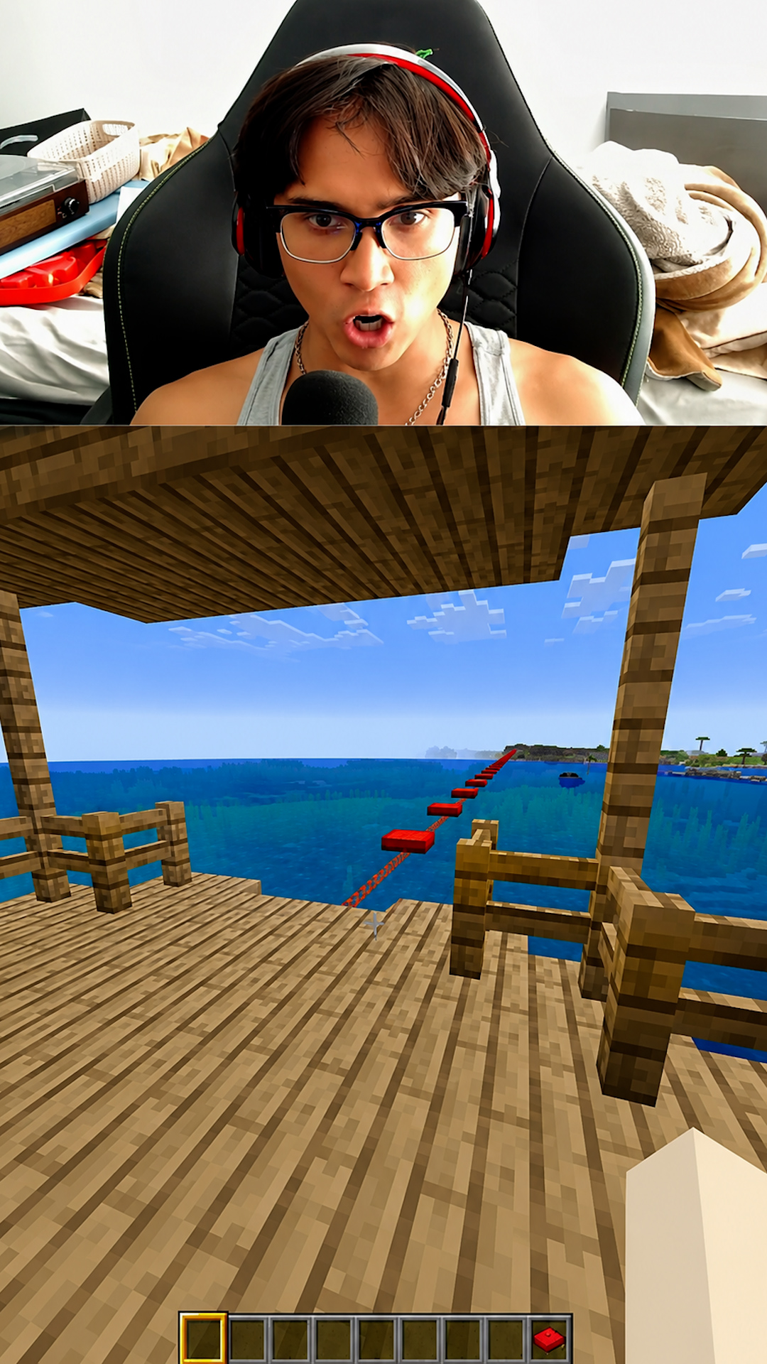 Comparing cushion travel speed to minecarts in Minecraft