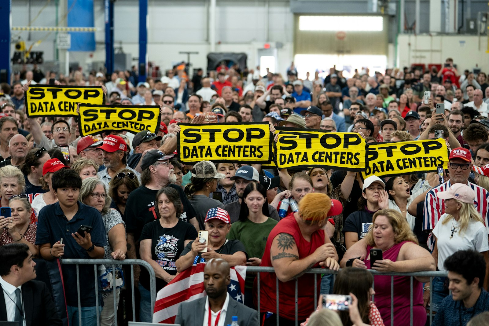 Backwards and poor: Trump rips Americans opposed to data centers