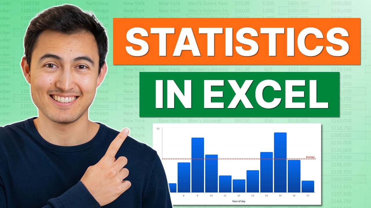 Learn statistics in Excel in 14 minutes