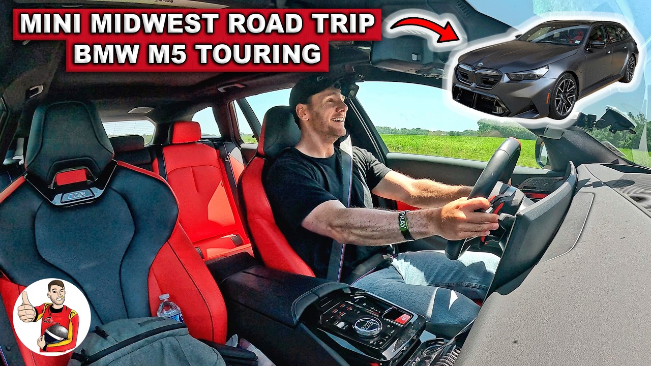 I took the 2026 BMW M5 Touring on a mini Midwest road trip (POV)