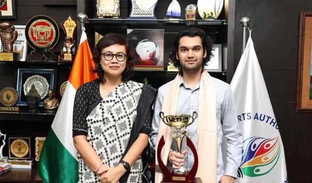 Telangana chess grandmaster Raja Rithvik felicitated after France and ...