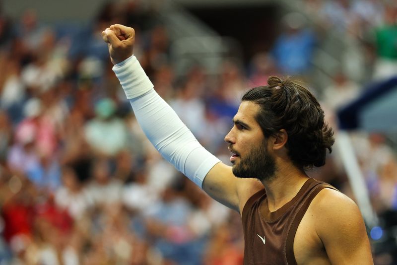 Tennis-Alcaraz shines on return, Sabalenka begins US Open three-peat bid with win