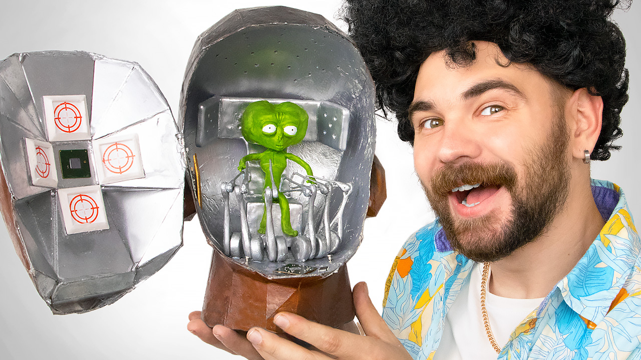 Crafting Will Smith's alien face mask