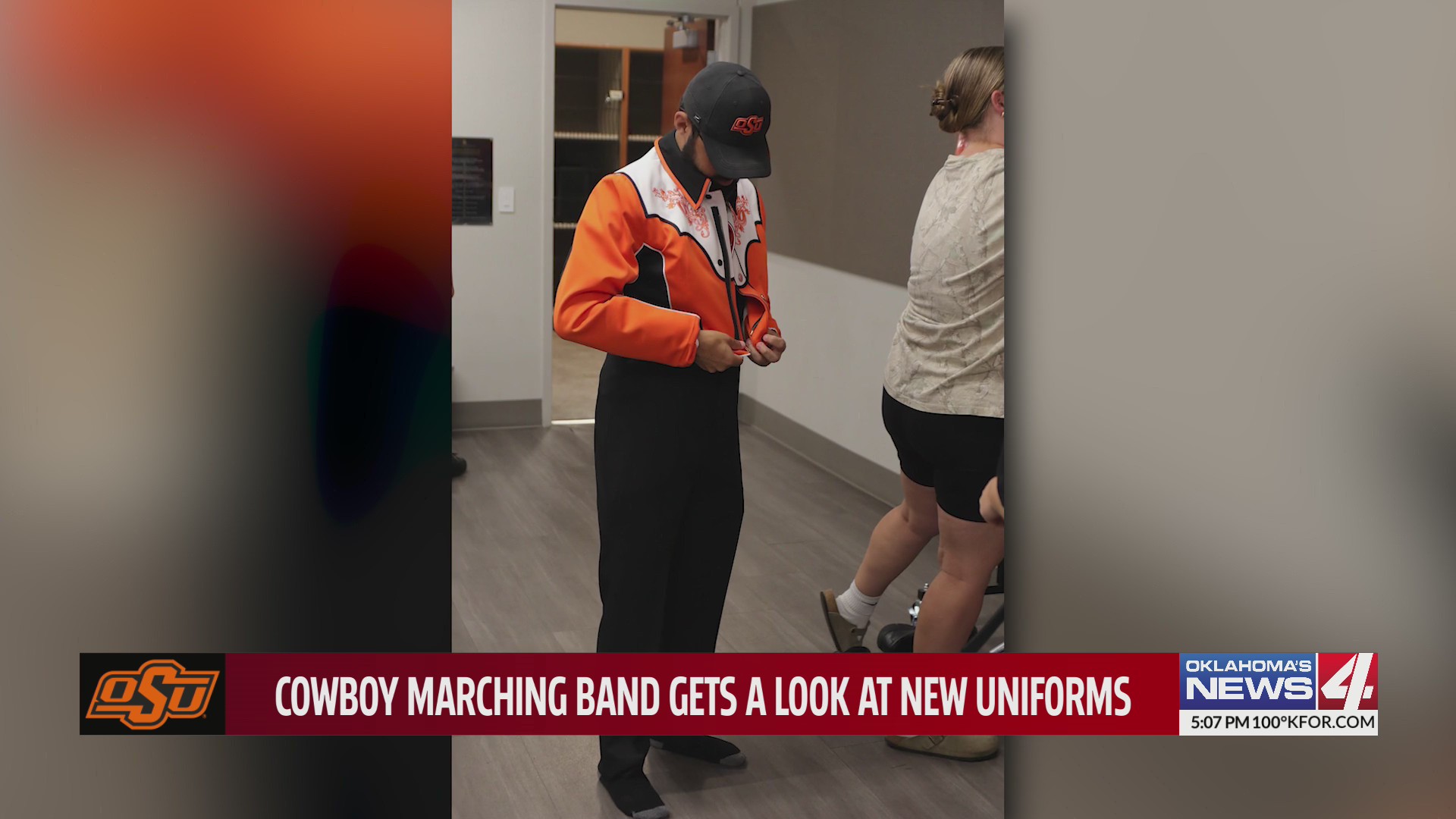 Cowboy marching band unveils new uniforms