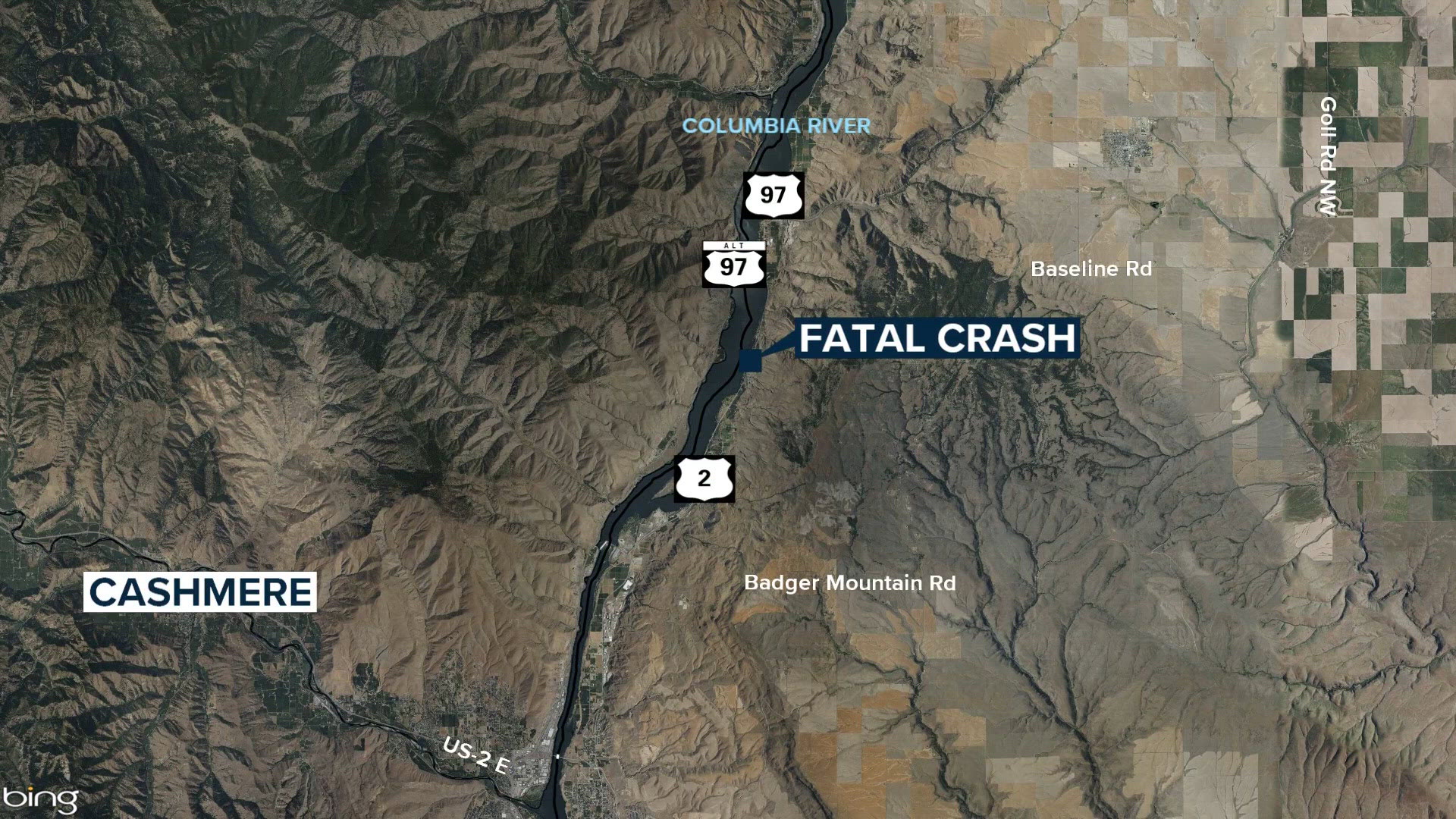 Five people killed in suspected DUI crash near Wenatchee
