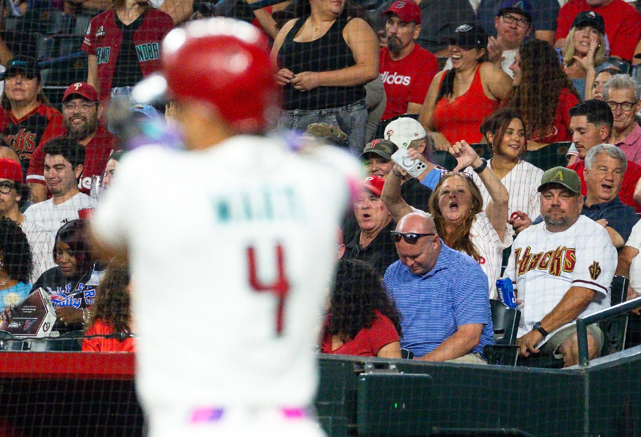 Diamondbacks fall to Phillies as Ketel Marte booed in his return