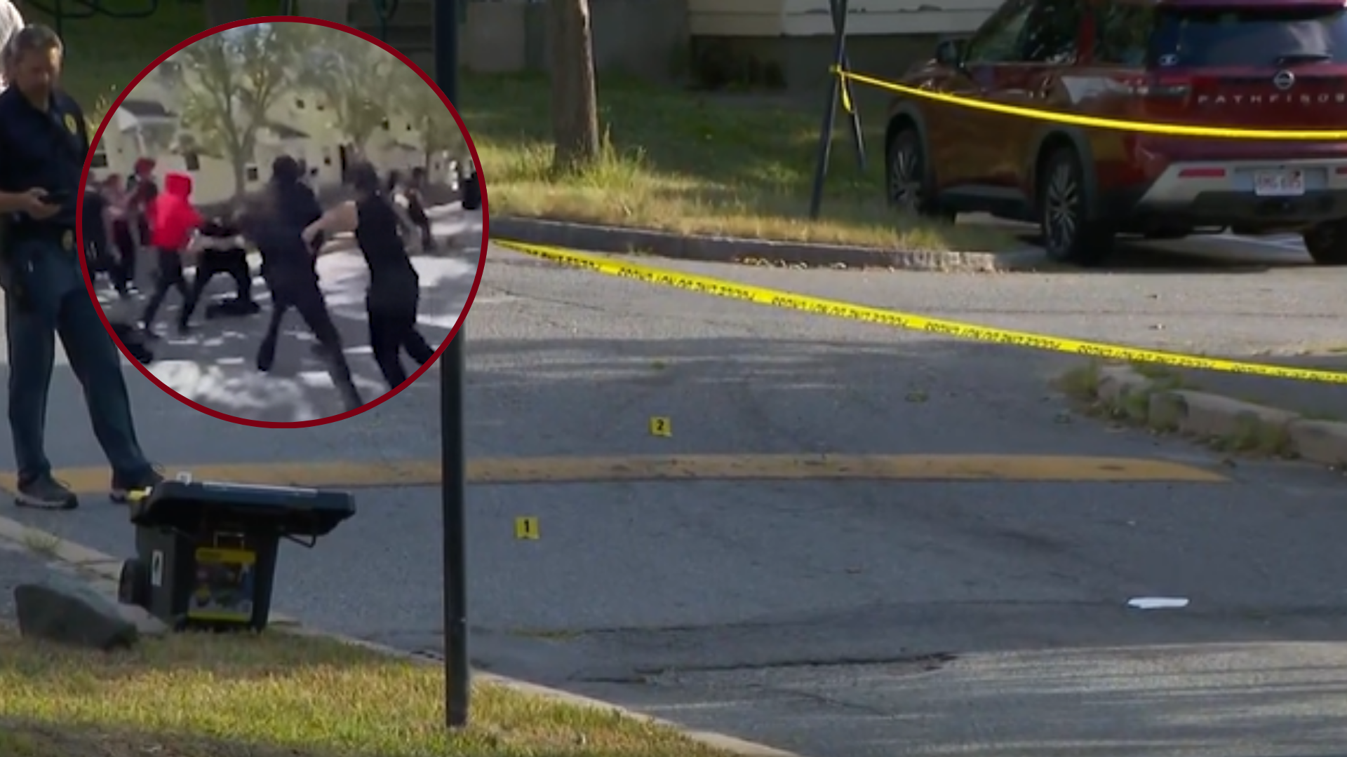 Police: 3 young men injured in shooting near Lawrence school, no suspect in custody