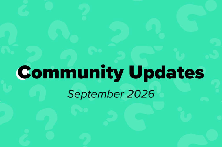 Community updates: September 2026