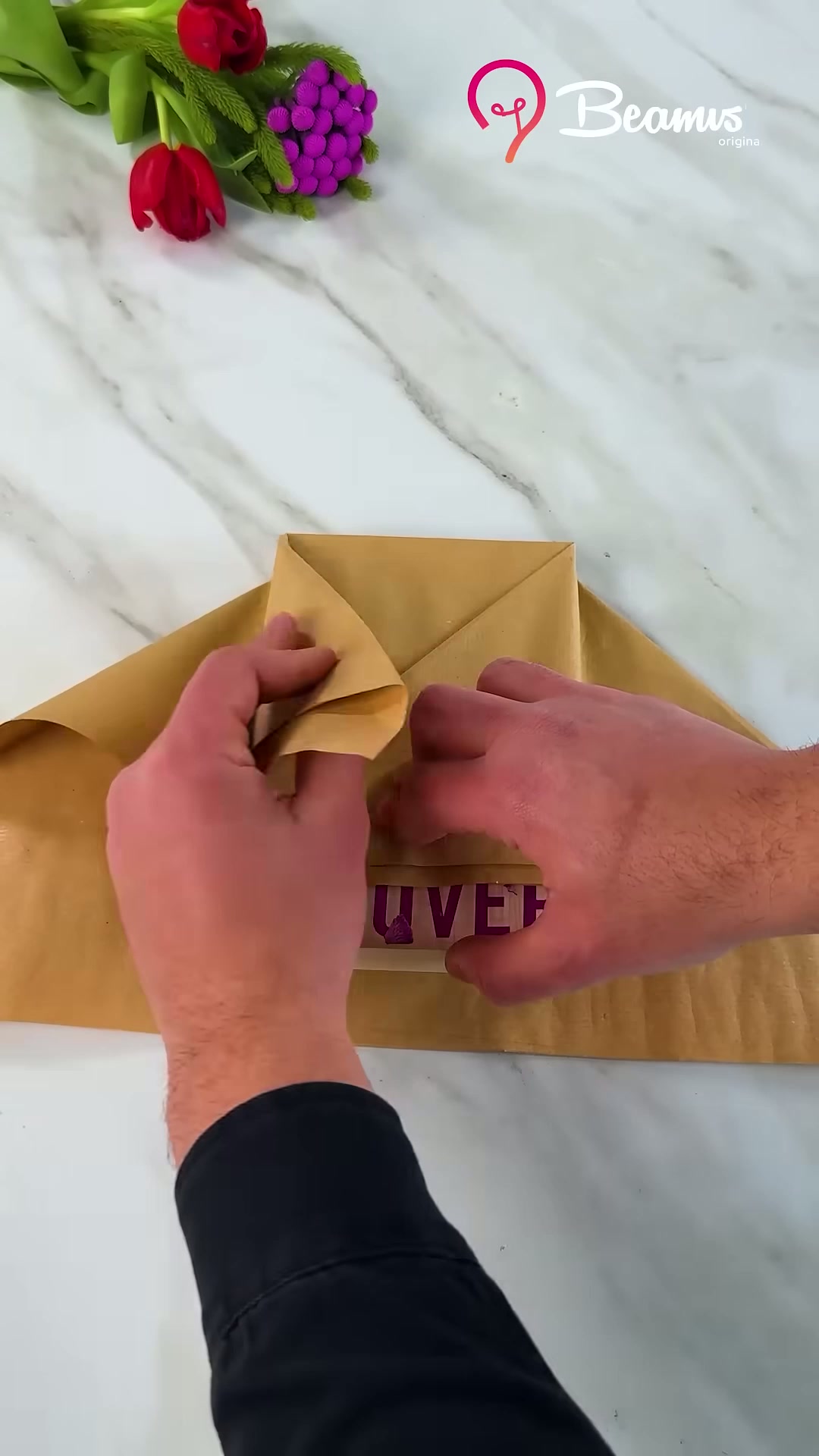 Quick book wrapping hack #creative #easy #book #wrapping