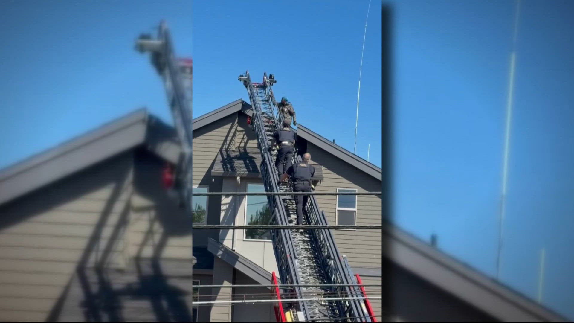 Man arrested after climbing onto Portland roofs with pitchfork and hammer