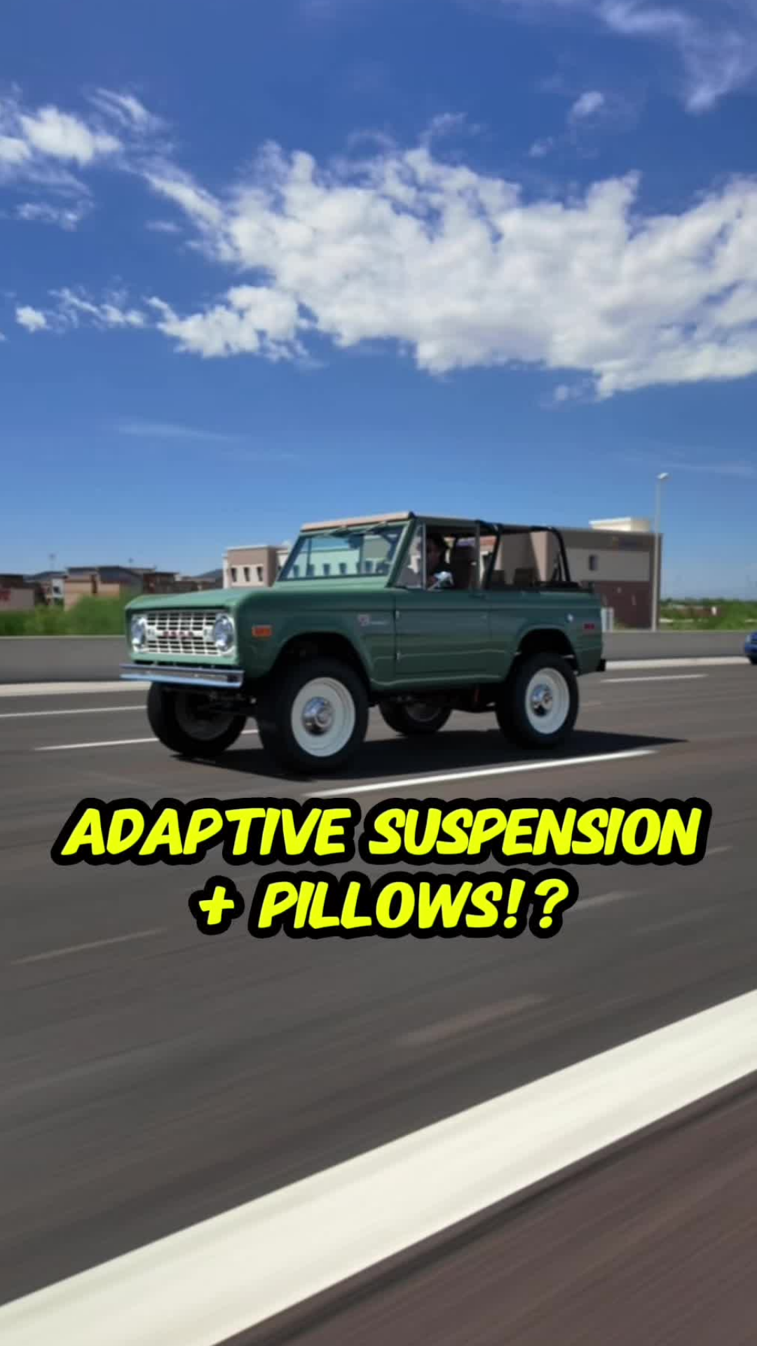 Classic Bronco meets advanced suspension engineering