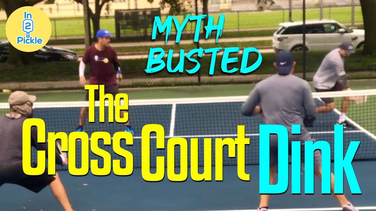 Pickleball cross court dink - Myth busted