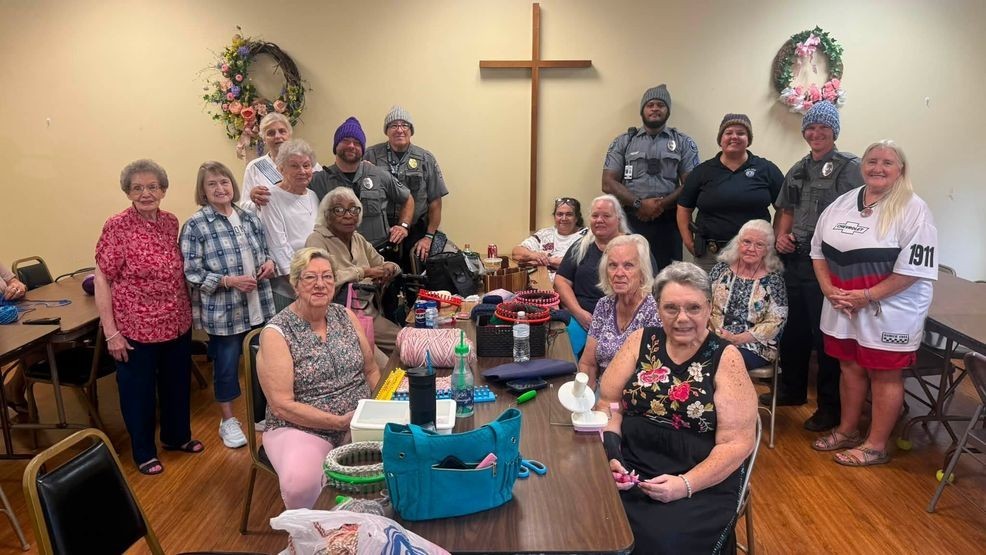 Bristol, Virginia women knit hats each Tuesday to help keep the homeless warm