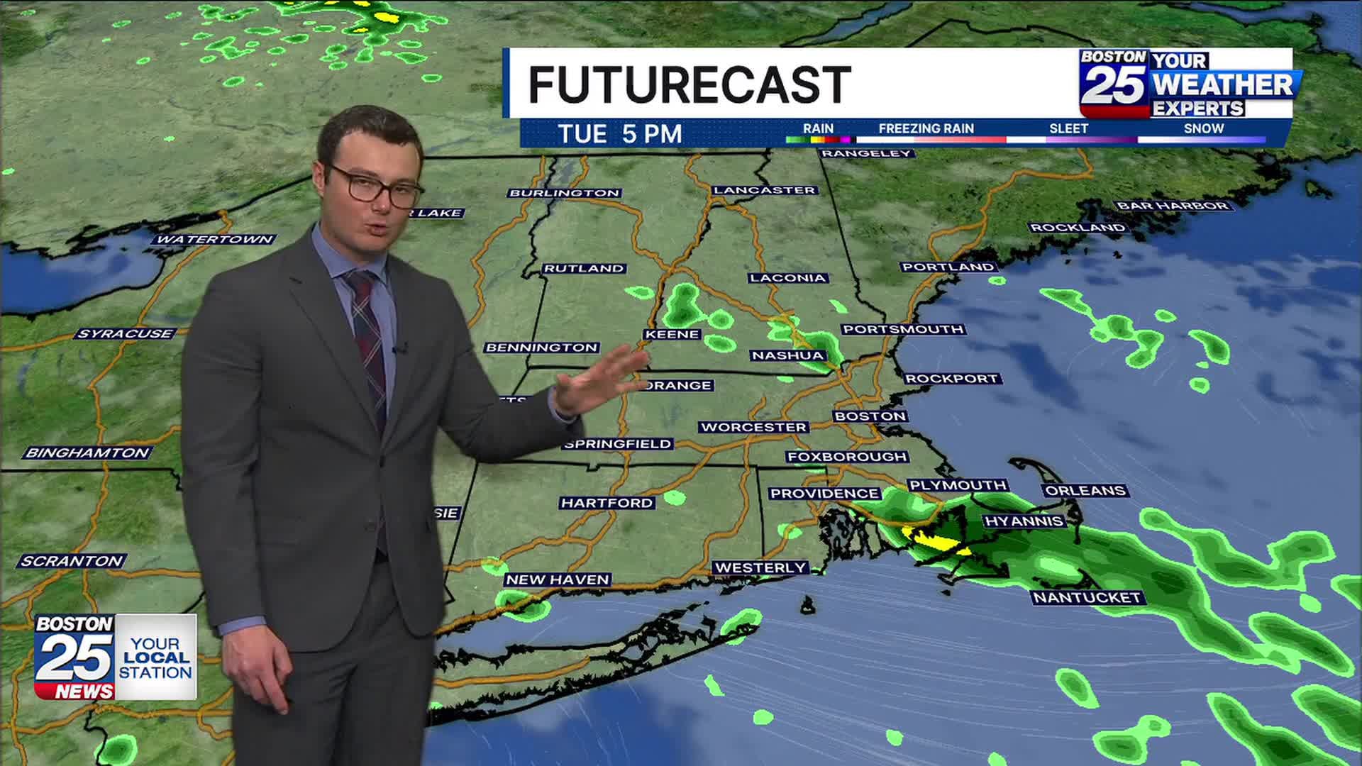 Rain starts early tomorrow