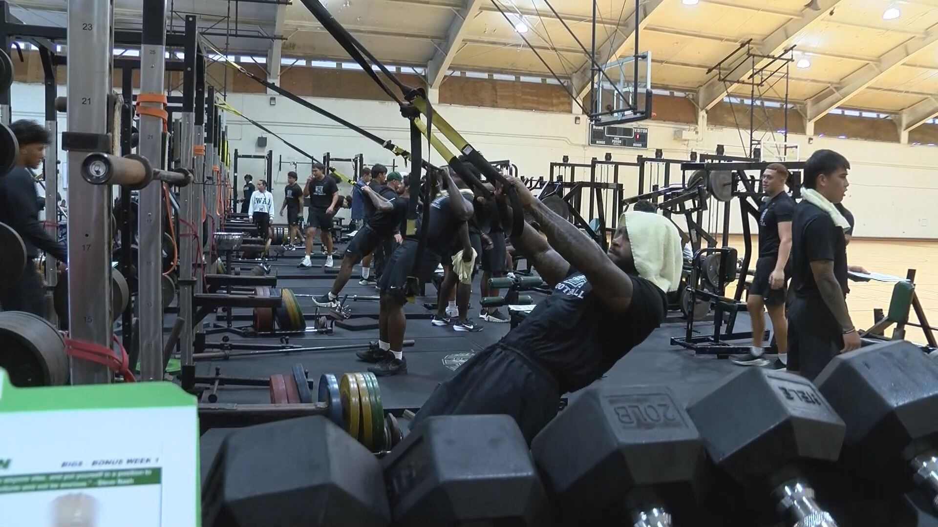 Inside the 'Iron Church': How the Rainbow Warriors build strength and grit at historic Klum Gym