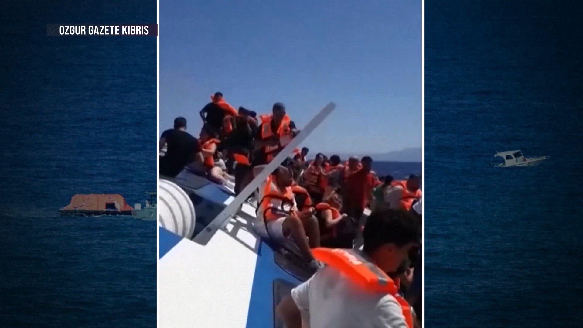 Ferry near Cyprus capsizes, throwing dozens into Mediterranean