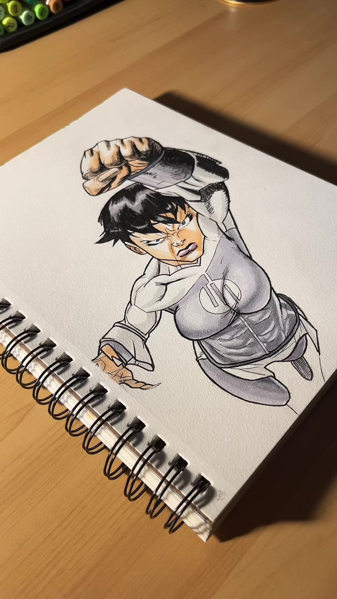 Fan art brings Anissa from Invincible to life