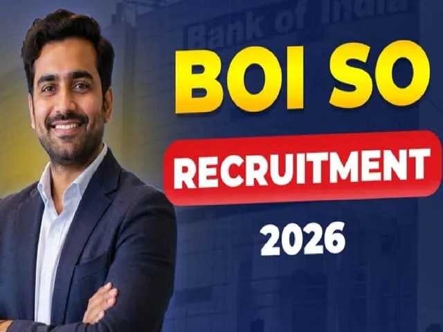BOI SO recruitment 2026: Online registration for 205 specialist officer ...