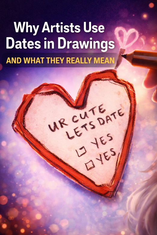 The meaning behind dates on drawings