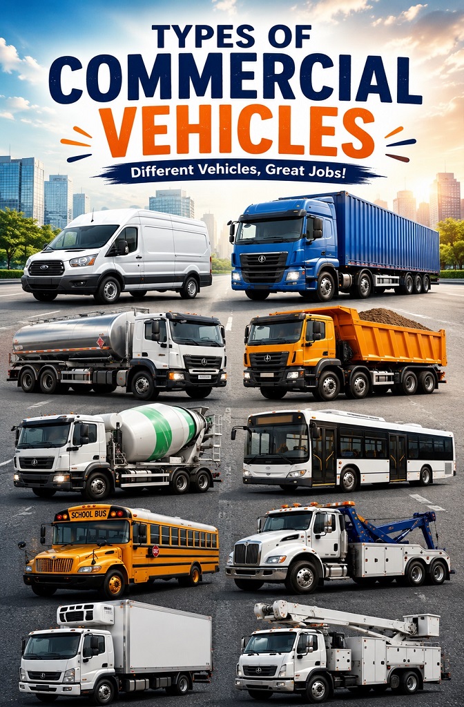 Types of commercial vehicles you see every day