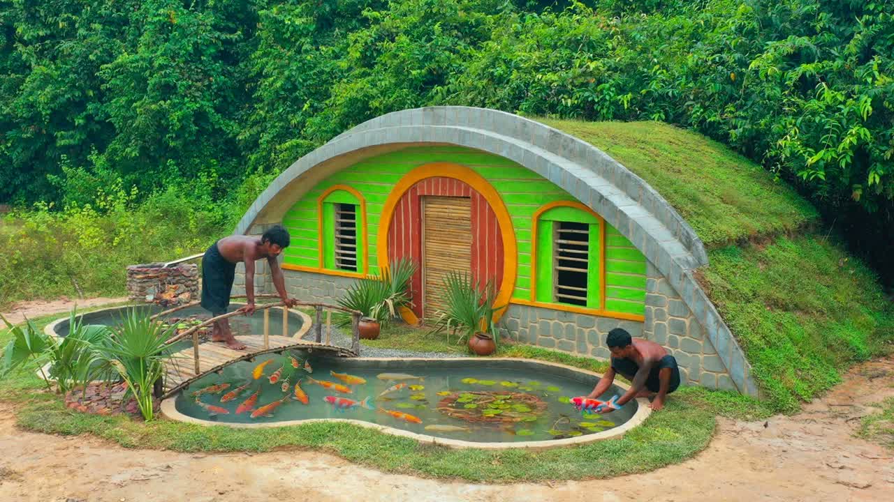 No idea who Taylor Swift is — just built a hobbit house and raised fish