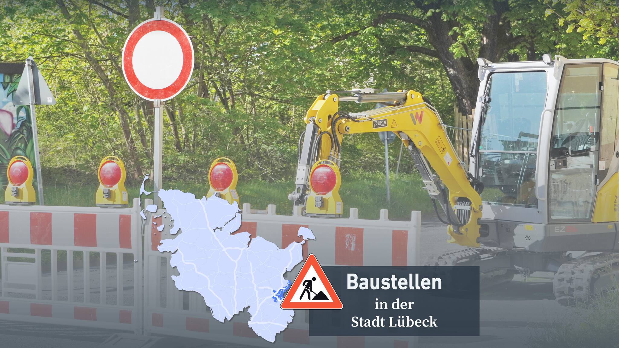 Baustellen in Lübeck: Wo sind heute Straßen gesperrt?
