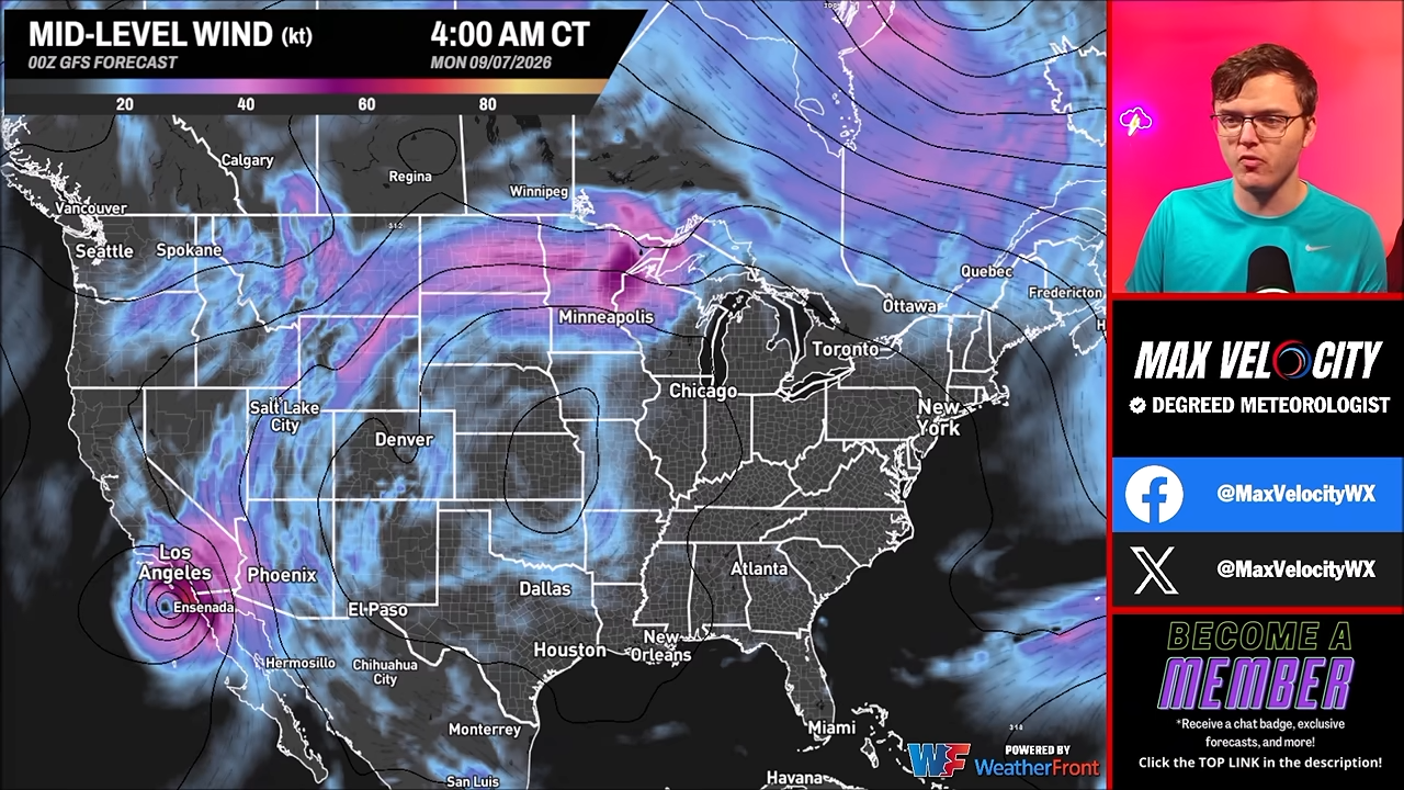 Almost every major model shifted the same way - California’s tropical ...
