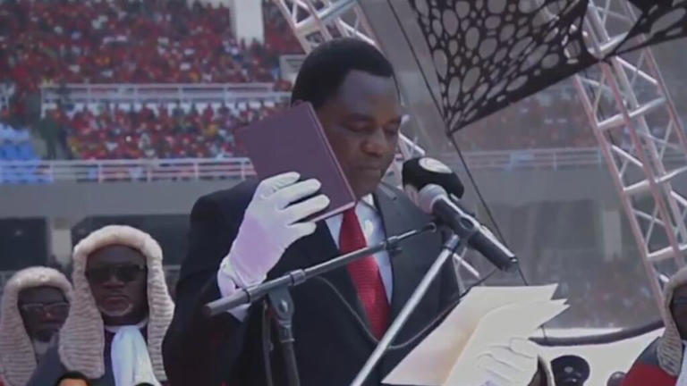 Zambie : le président Hakainde Hichilema a prêté serment pour un second mandat