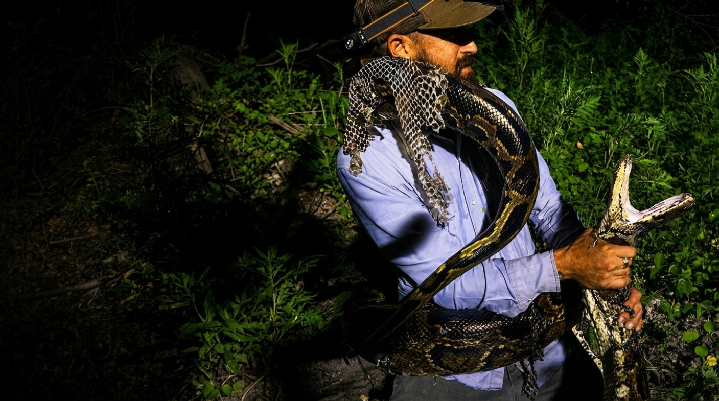 17-foot python squeezes the hell out of me