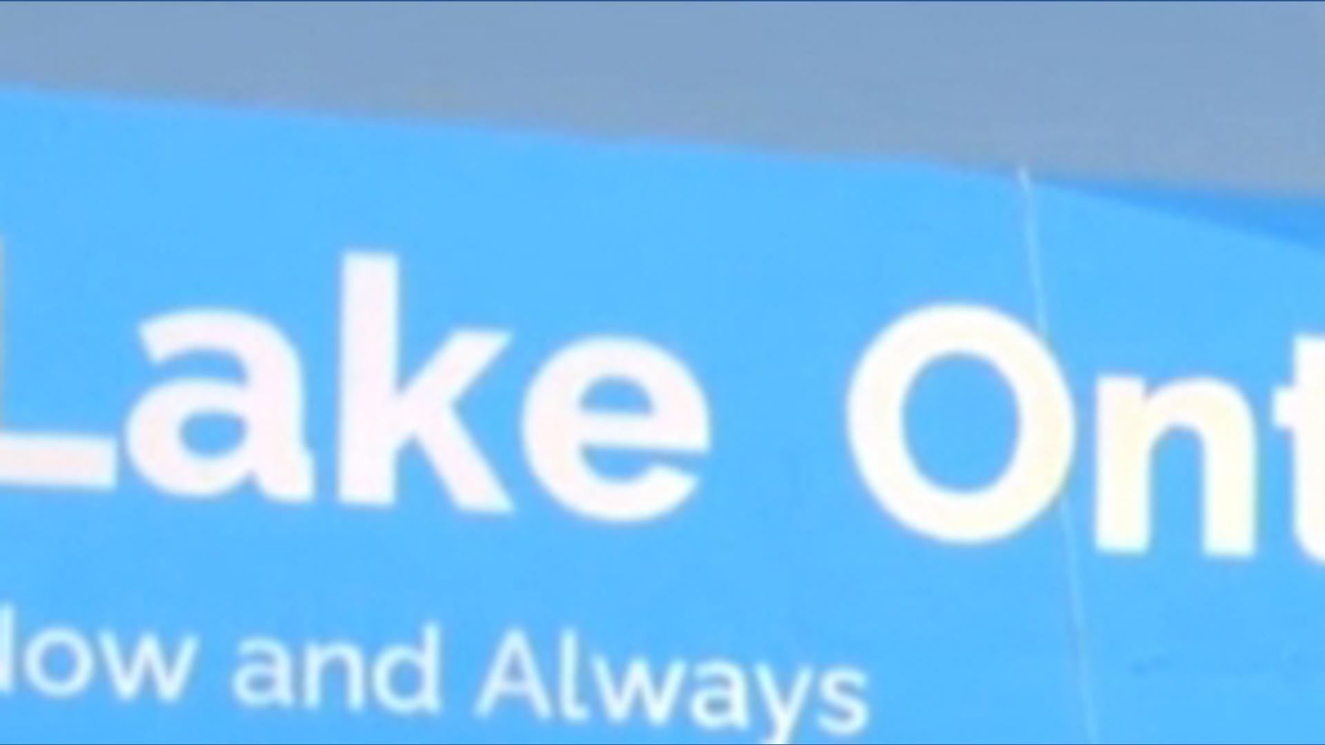 New Lake Ontario sign unveiled in Canada