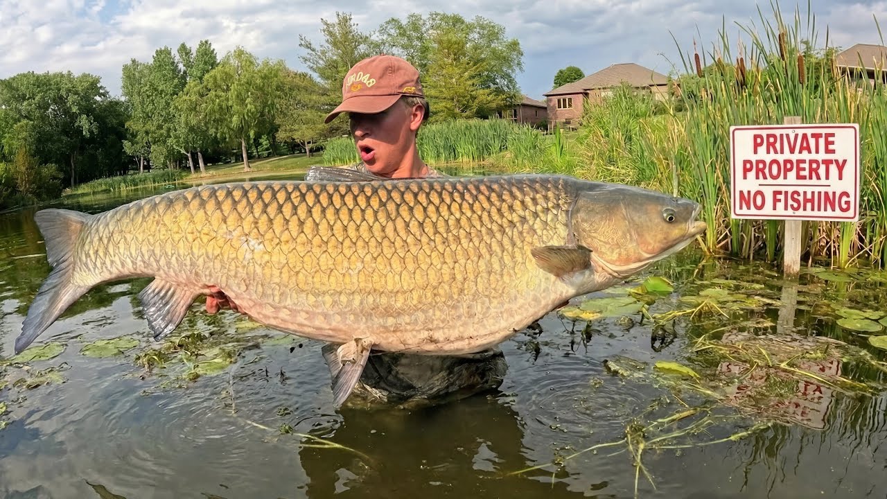 48 hours fishing & camping for private pond monsters!