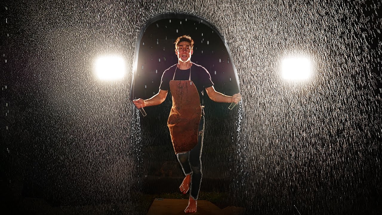 Can I jump rope fast enough to stop the rain?