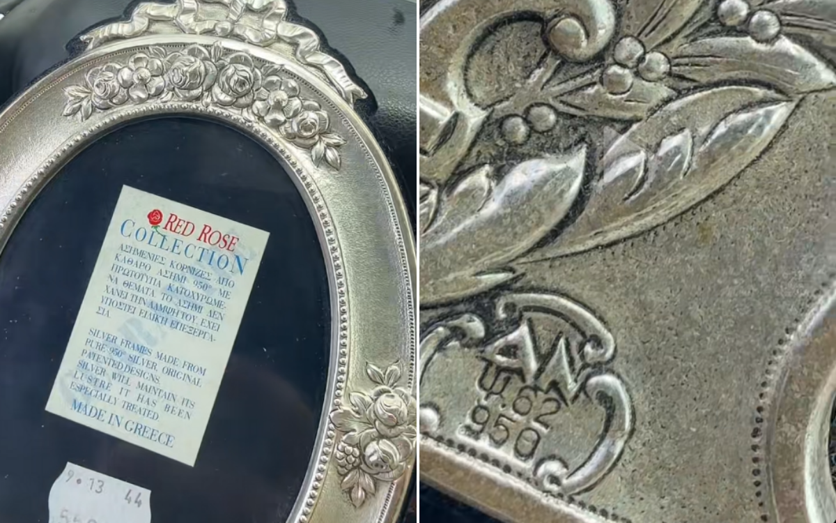 Woman thrifts beautiful frame, then spots detail that changes everything