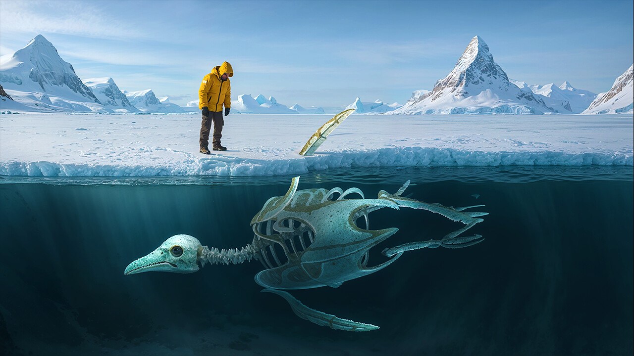A 'real-life Loch Ness monster' was found in Antarctica