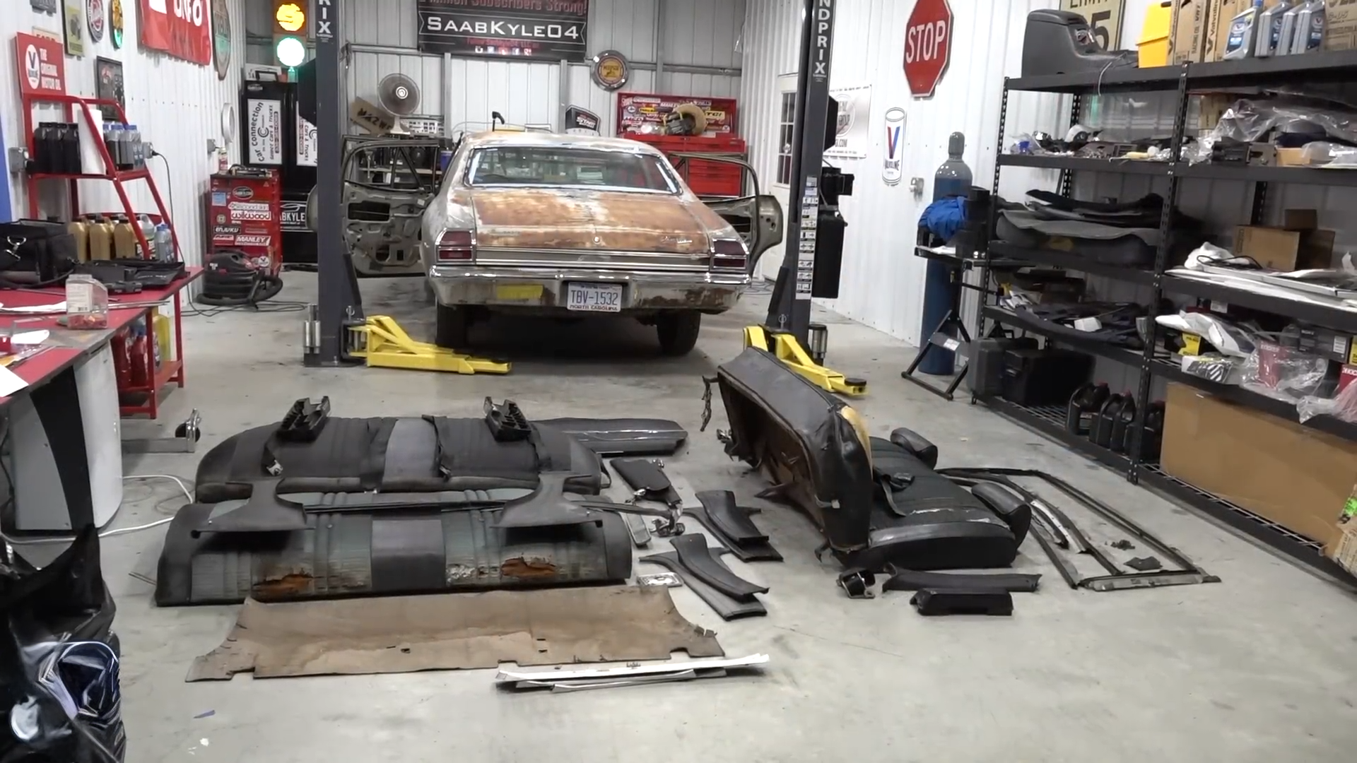 How much hidden rust is under classic car bodywork?